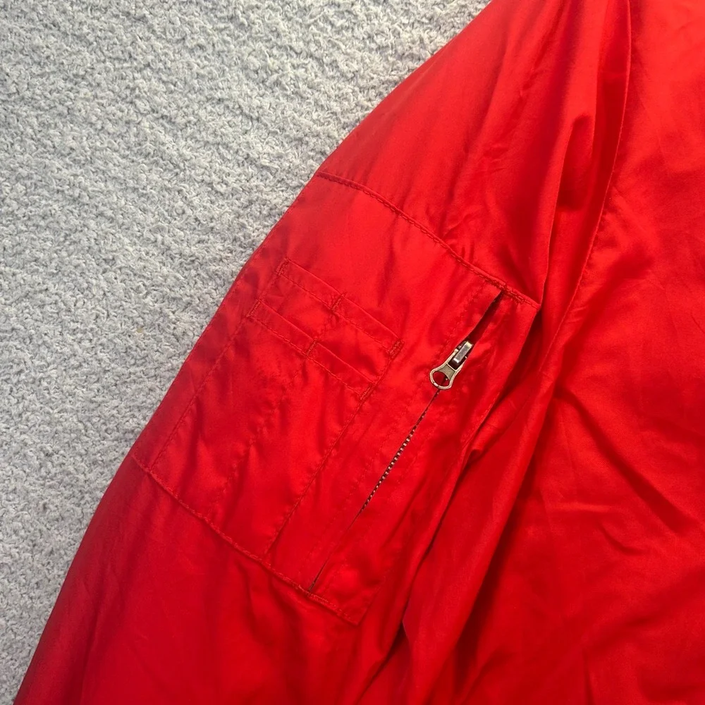 G BY GUESS Bomber Jacket Red XL Streetwear Varsity Flight Urban Retro